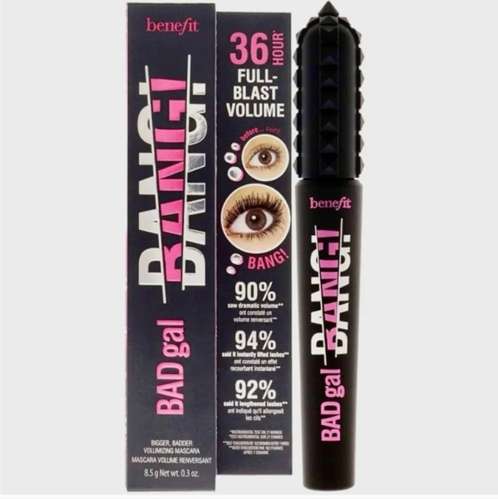 NWT BENEFIT BADgal BANG! LONG LASTING 360° VOLUMIZING MASCARA Black NEW NIB Full